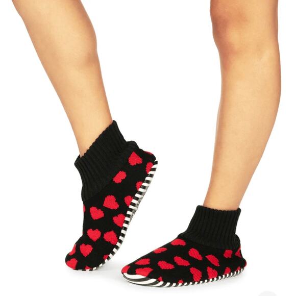 Tipsy Elves Hearts on Fire Slipper Gripper Socks, size XS, NWT! - Picture 2 of 12